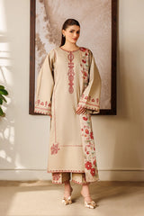 Mistfall By Panache Apparel Stitched 2-3 Piece Emb Cotton Ramadan Edit Suit-Anna