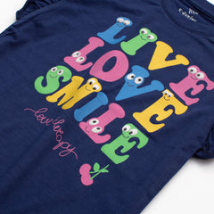 Kjunction Girls H/S T Shirt Code - ( Smile )