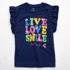 Kjunction Girls H/S T Shirt Code - ( Smile )