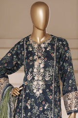 Signature By Sada Bahar Stitched 3 Piece Festive Emb Vol-02 Suit-ED-7704-BLUE