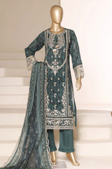 Signature By Sada Bahar Stitched 3 Piece Festive Emb Vol-02 Suit-ED-7714-GREEN