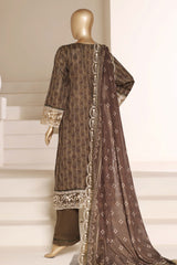 Signature By Sada Bahar Stitched 3 Piece Festive Emb Vol-02 Suit-ED-7716-KAI GREEN