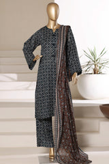 Sada Bahar Stitched 3 Piece Printed Lawn Vol-01 Suit-PR-77 BLUE
