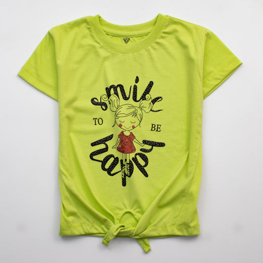 Kjunction Girls H/S T Shirt Code - ( Smile )