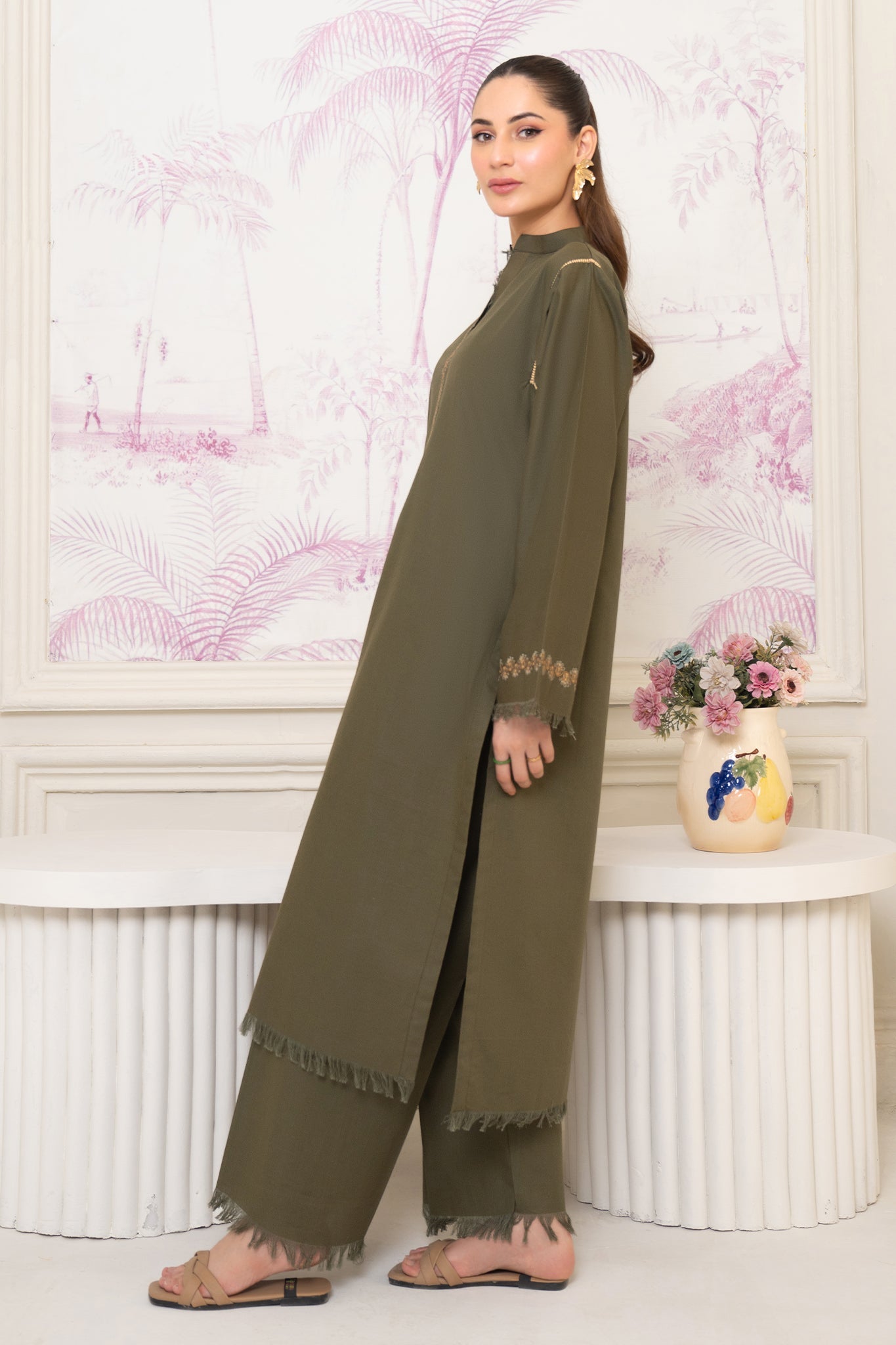 Winter Basics by Panache Apparel Stitched Collection-Pine