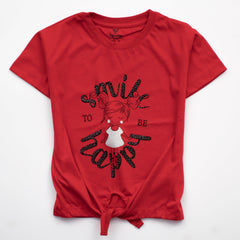 Kjunction Girls H/S T Shirt Code - ( Smile )