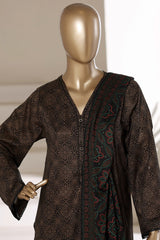 Sada Bahar Stitched 3 Piece Printed Lawn Vol-01 Suit-PR-79 BLACK