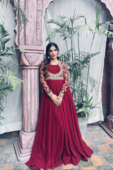 Gulab By Haniumaimaz Stitched 2 Piece Formals Suit-AFSANA