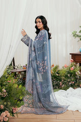 Zync By Florent Unstitched 3 Piece Luxury Lawn Vol-02 Suit-FZ-7A