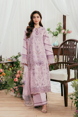 Zync By Florent Unstitched 3 Piece Luxury Lawn Vol-02 Suit-FZ-7B