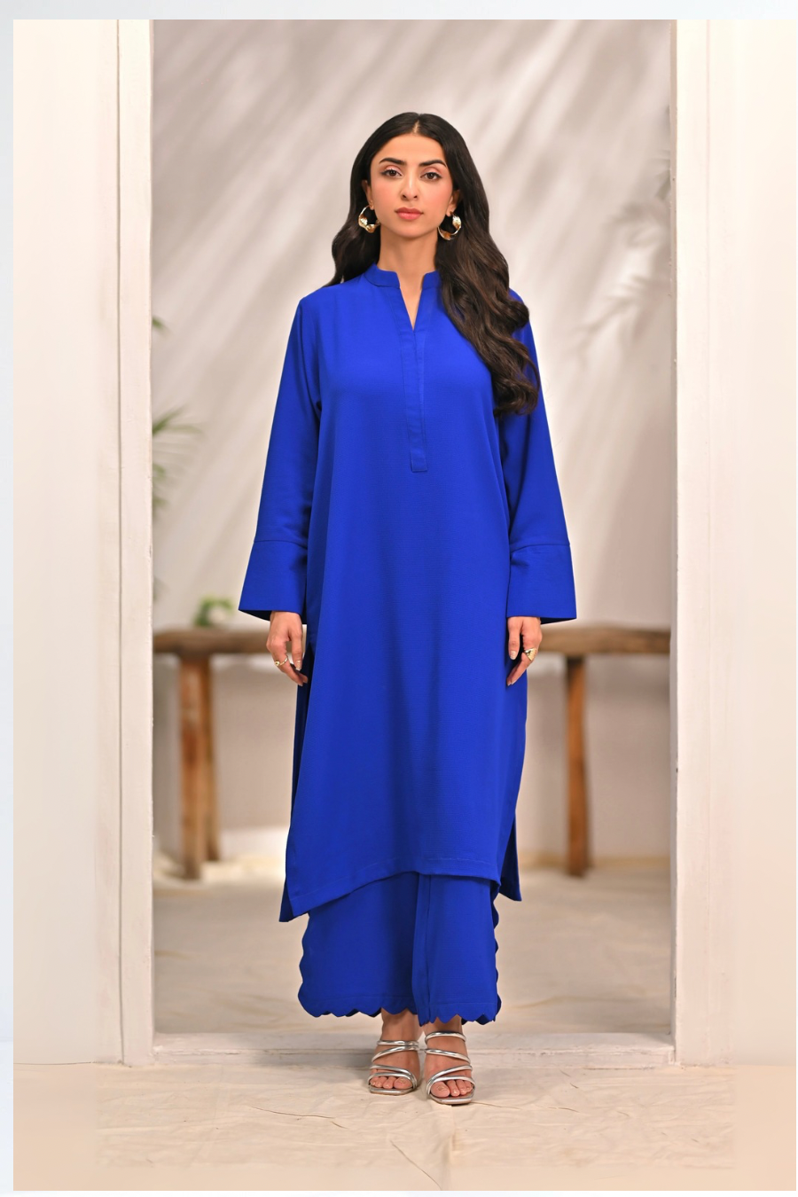 Dhaga Stitched 2 Piece Solids Crepe Summer Collection'2025-Remy