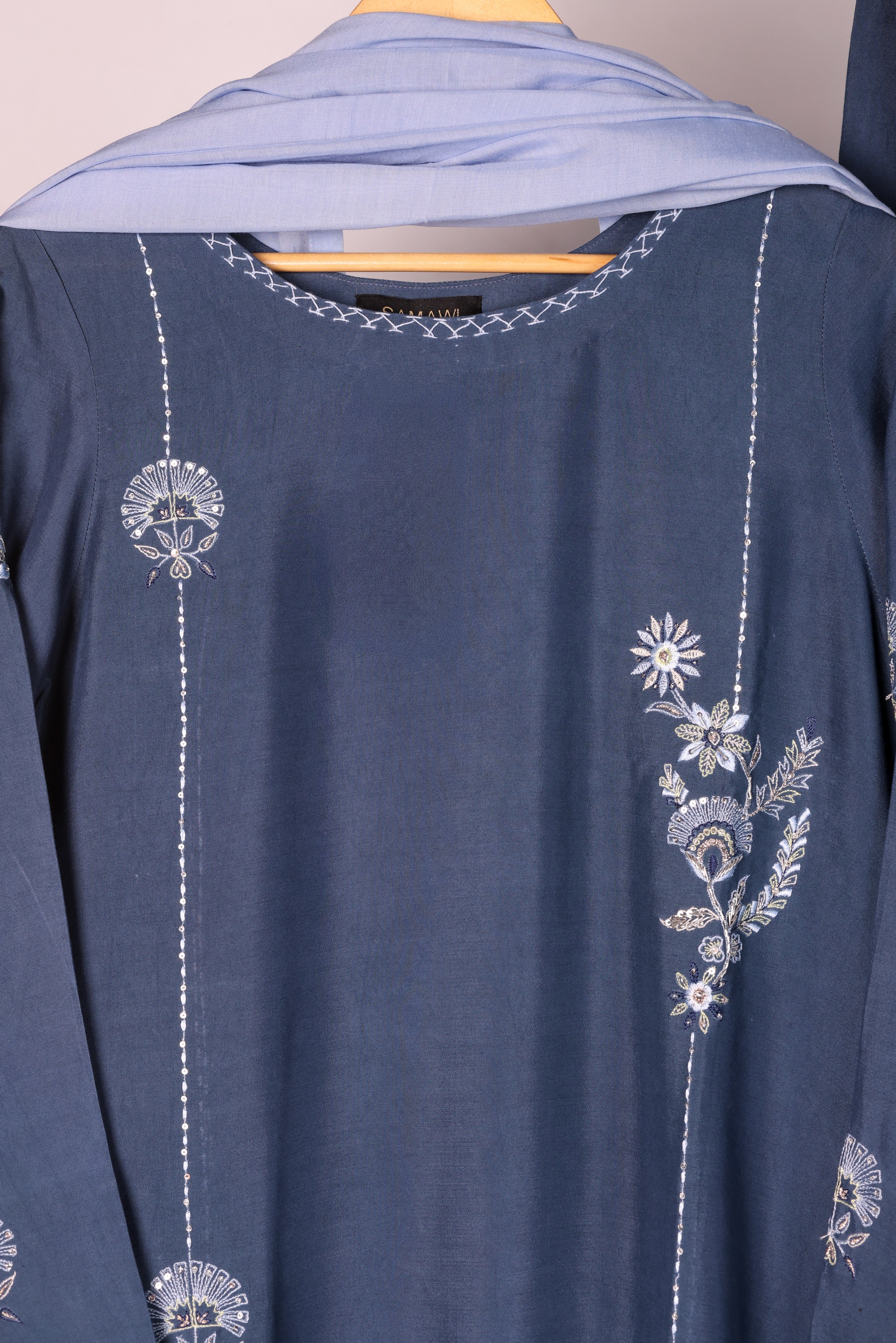 Samawi Stitched Kurta Collection'2025-Nilofar Kurta