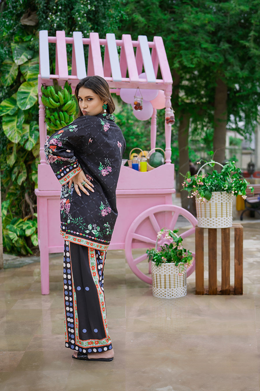 Sip N Style by Opole Stitched 2 Piece Summer Collection'2025-Midnight Sangria