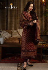 Asim Jofa Designers Limited Edition Ajktd-06 Embroidered Stitched 3 Pcs
