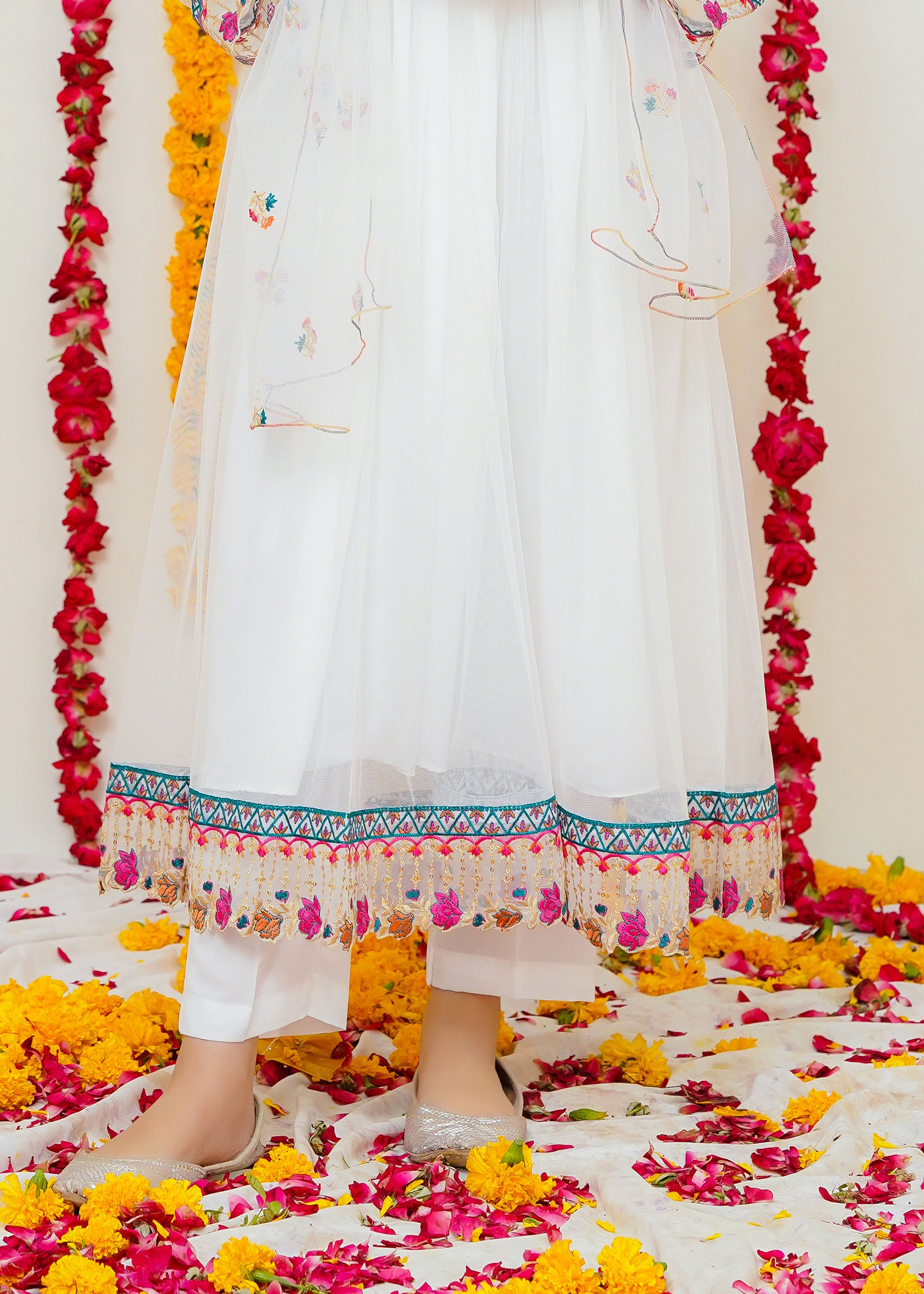 Modest Stitched 3 Piece Kids Formals Collection'2024-Chandni