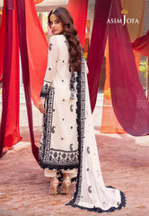 Asim Jofa Abresham '23 Ajab-02 Embroidered Chiffon 3 Pcs