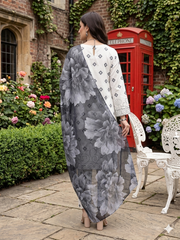 Dr Print 17 By Dr Haris Unstitched 3 Piece Lawn Suit-DPR-0158