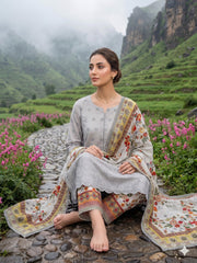Esra Vol 2 By Dr Haris Unstitched 3 Piece Lawn Suit-ESR-015