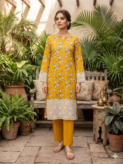 GENZ By Dr Haris Unstitched 2 Piece Lawn Suit-GEN-004