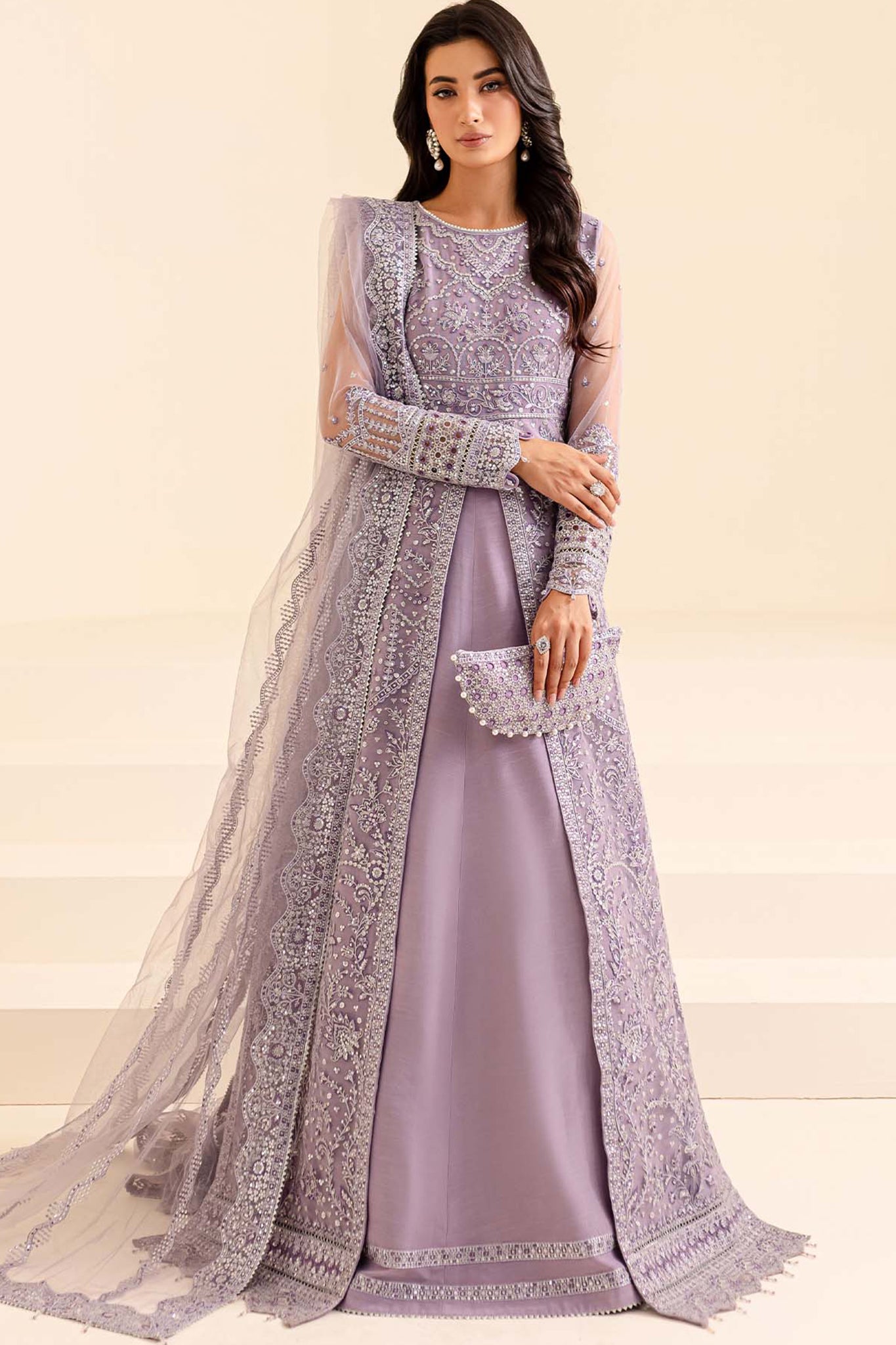 Lumiere By Farasha Unstitched 3 Piece Festive Formals Collection'2024-06-Fuchsia Fantasy