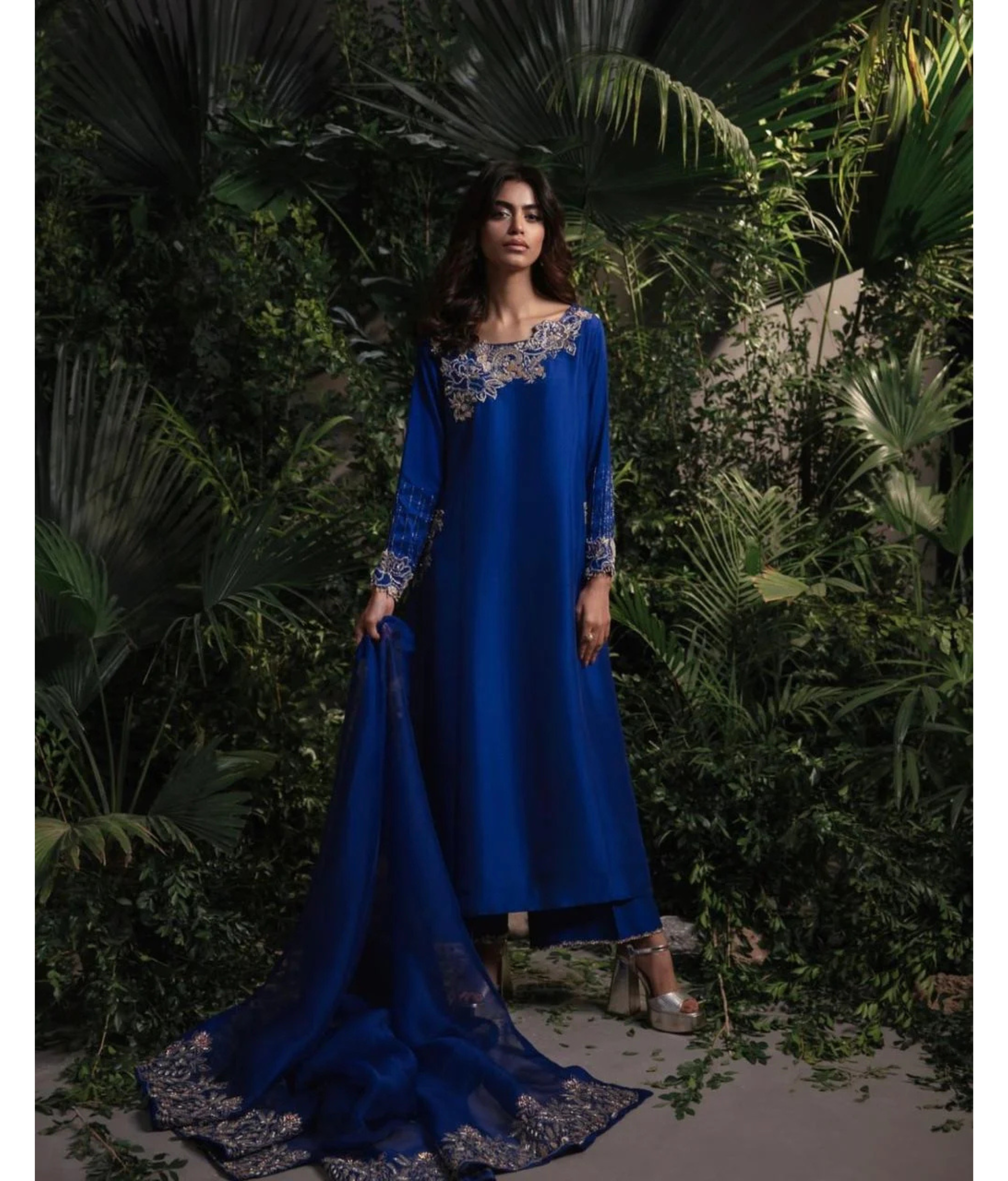 Luna By Mariam Malik Stitched 2 Piece Luxe Silk Pret Collection'2025-LUNA- Luxury Pret'24  - 15