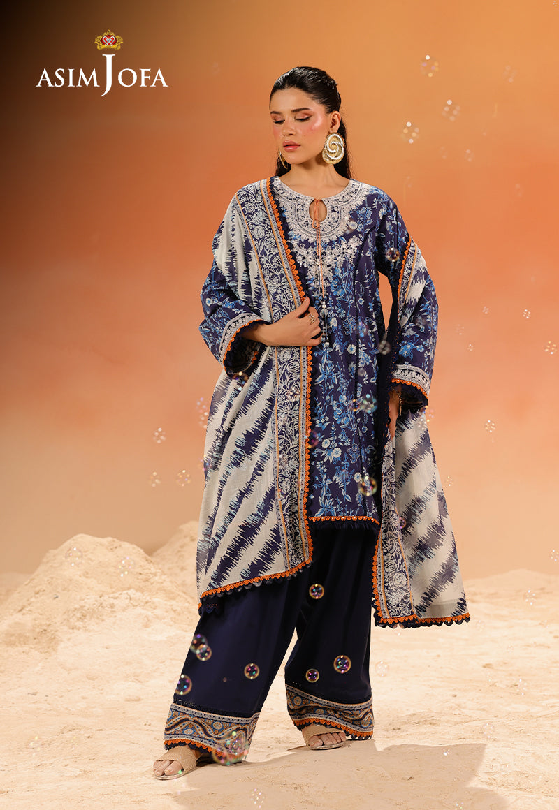 Rhapsody By Asim Jofa Unstitched 3 Piece Summer Collection'2025 Ajubu-23