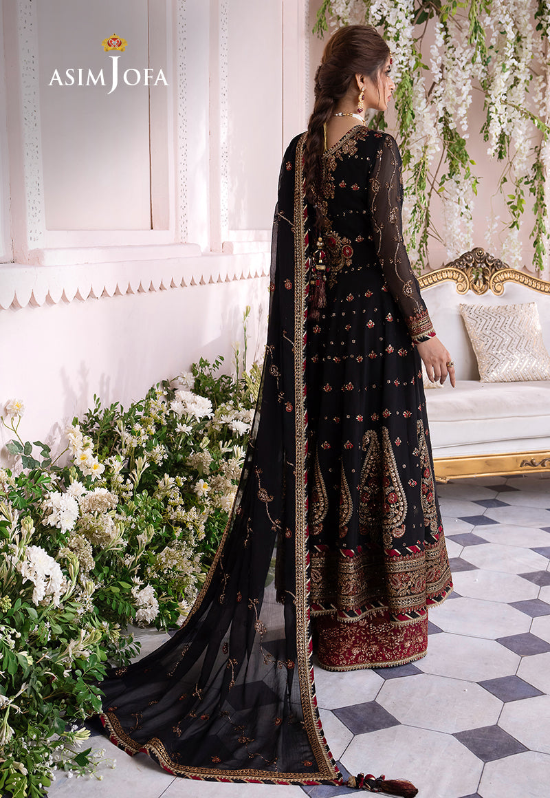 Asim Jofa Chandni '23 Ajcc-06 Designers Stitched Embroidered Chiffon 3 Pcs