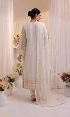 Shamooz Stitched 3 Piece Formals Suits-Mist Ivory SEM-0769