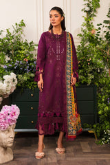 Pairi Daeza By Nine Needles Unstitched 3 Piece Luxury Lawn Collection'2025-Floret-NL-05
