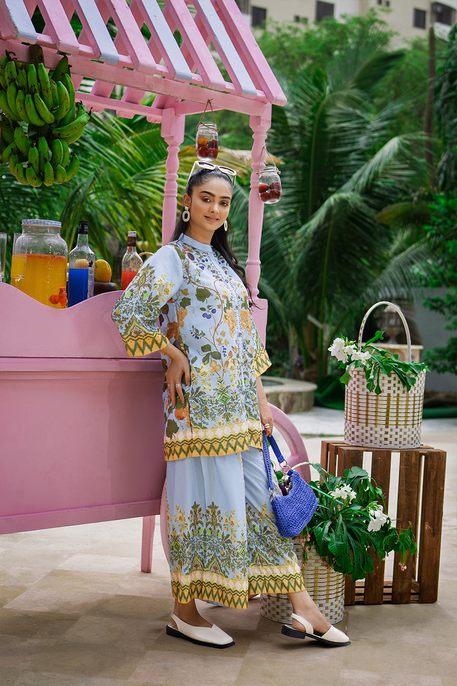Sip N Style by Opole Stitched 2 Piece Collection'2025-Mango Splash