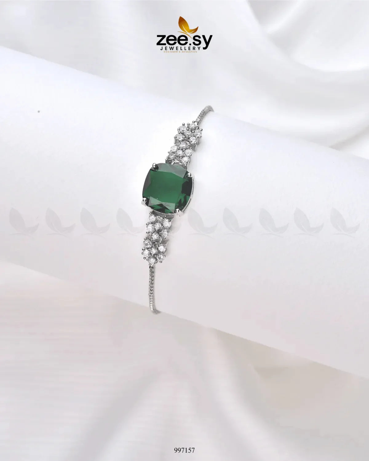 Morganite Bracelets Emerald Green - Zeesy Jewellery