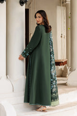 Mistfall By Panache Apparel Stitched 2-3 Piece Emb Cotton Ramadan Edit Suit-Vail