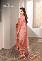 Asim Jofa Aira & Asra Pret Ajarp-08 Printed Jacquard Stitched 3 Pcs