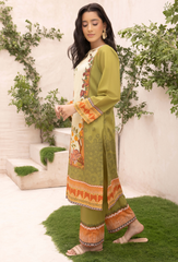 A La Mode By Humdum Unstitched 2 Piece Printed Lawn Vol-02 Collection'2024-D-05