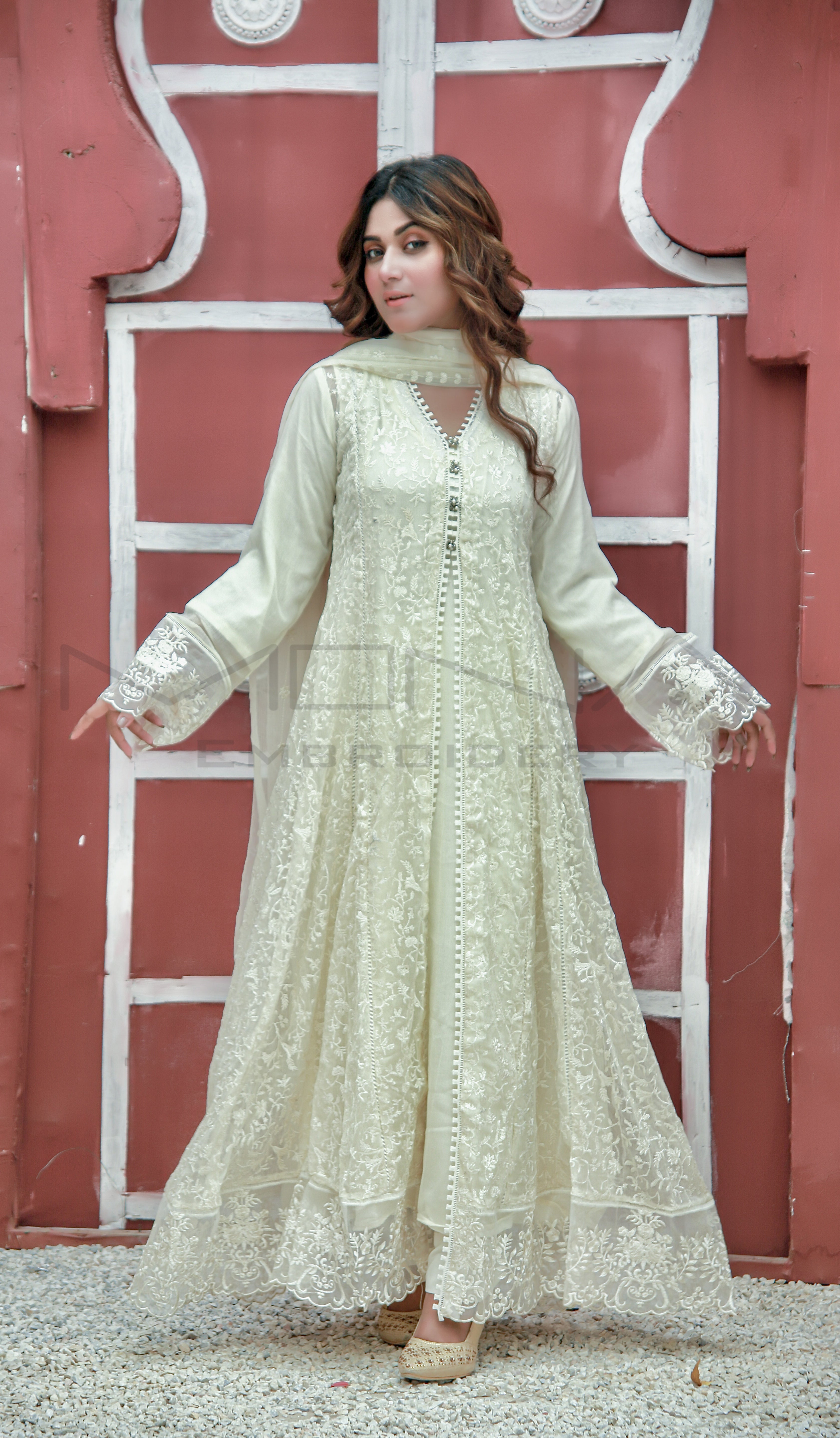 Manahils Stitched Formals Kurti 113