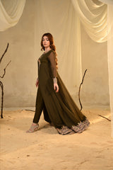 Gulab By Haniumaimaz Stitched 2 Piece Formals Suit-ZOHRISH