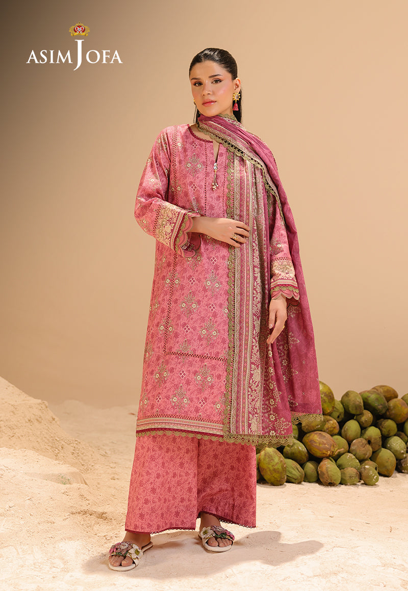 Rhapsody By Asim Jofa Unstitched 3 Piece Summer Collection'2025 Ajubu-28