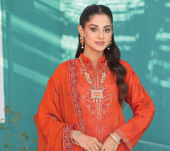 Doctori By Dr Haris Unstitched 3 Piece Lawn Suit-DOC-001