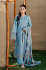 Florent Unstitched 3 Piece Emb Lawn Eid Edit Suit-FEF-7B