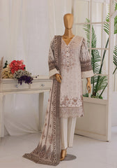 TABEER By Dr Haris Unstitched 3 Piece Lawn Suit-TAB-007
