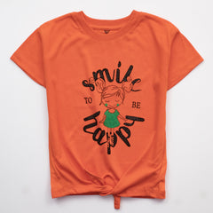 Kjunction Girls H/S T Shirt Code - ( Smile )