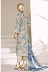 Sada Bahar Stitched 3 Piece Emb Signature Festive Vol-05 Suit-D-805-Turquoise