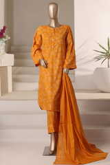 Rozaana by Hz Stitched 3 Piece Cambric Collection'2025-CAP-3P-809