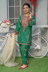 Mahroo Stitched 3 Piece Summer Collection'2025-T-EMB-002