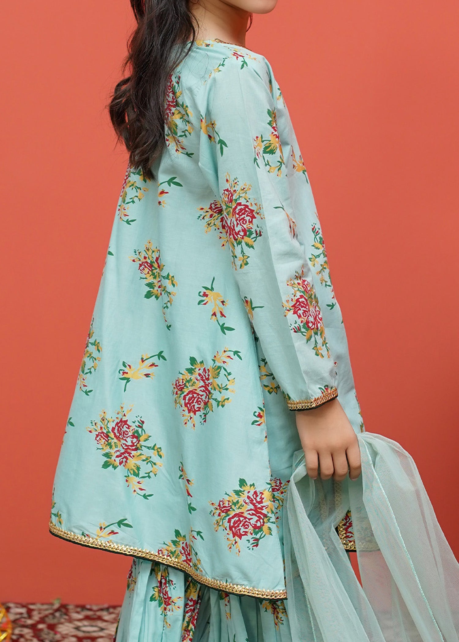 Modest Stitched 3 Piece Festive Emb Cotton Collection'2024-D-8395