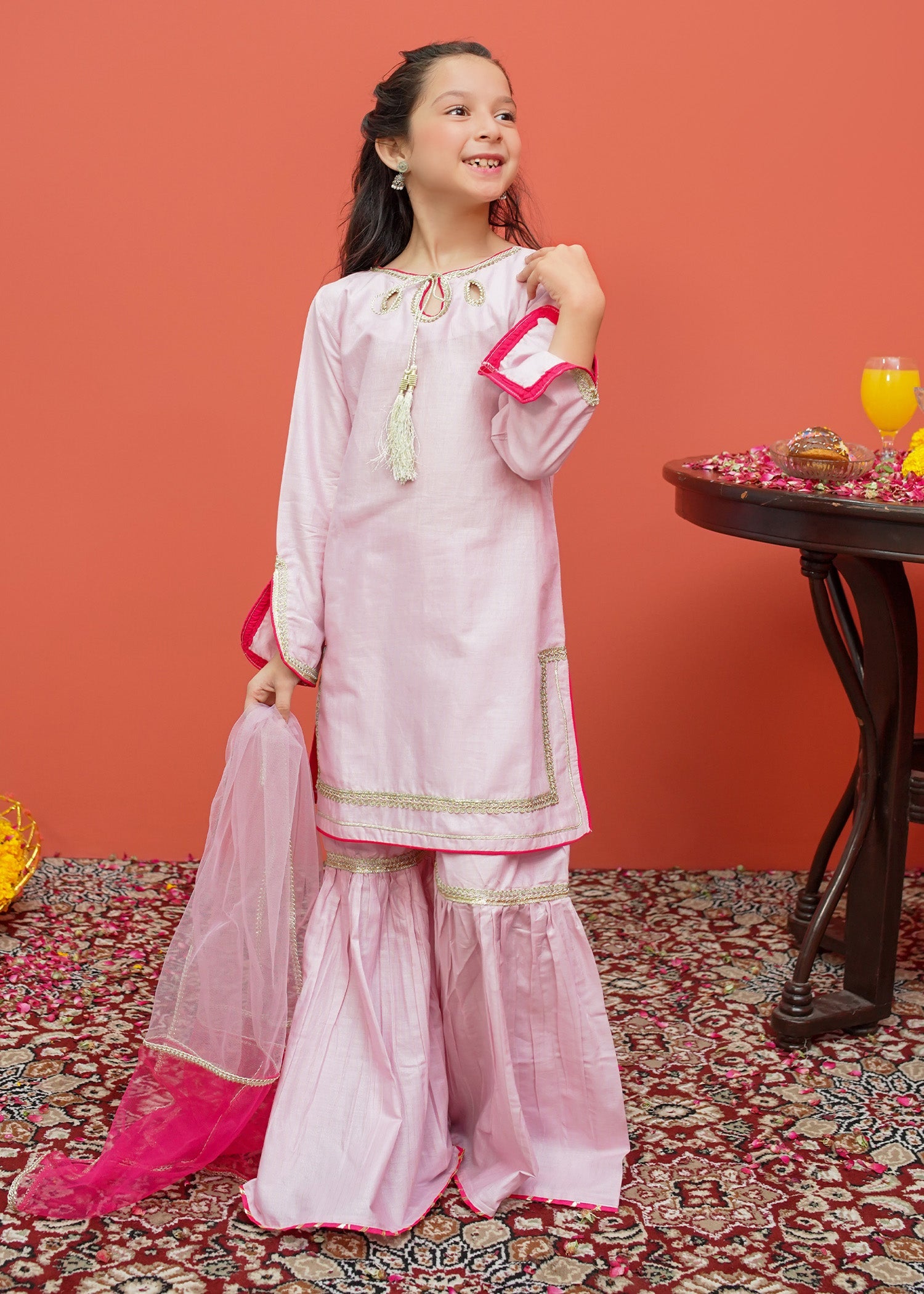 Modest Stitched 3 Piece Festive Emb Cotton Collection'2024-D-8415