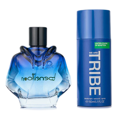 Benetton We Are Tribe Men Set Edt 90Ml+Deo Spray 150Ml