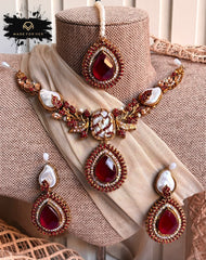 Made For Her-Ivory Glow Necklace Set - KQK1003