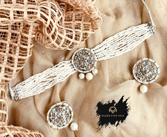 Made For Her-Serene Shine Choker Set - KMW1044
