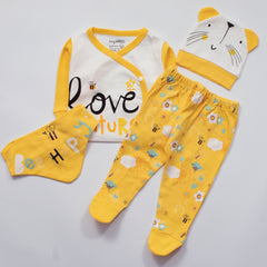 Kjunction Infant Newborn Girls Full Sleeves Rompers (047)